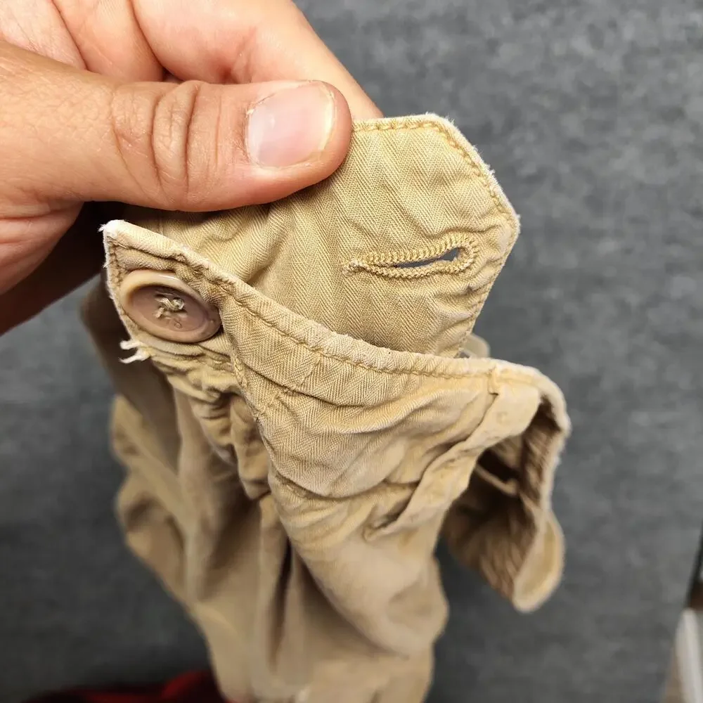 Banana Republic Shorts Mens 32 Beige Cargo Cotton Canvas Relaxed Fit Pockets